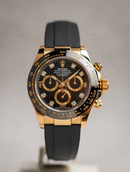 Black Gold Luxurious Daytona Chronograph Watch For Men ( Sg-12 )