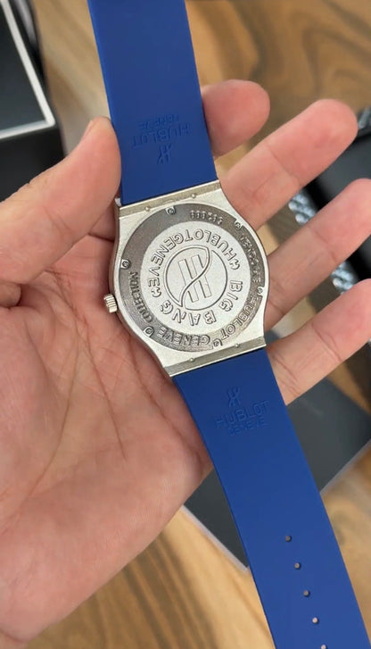 Silver Blue Case Premium Silicon Strap CR7 Watch For Men