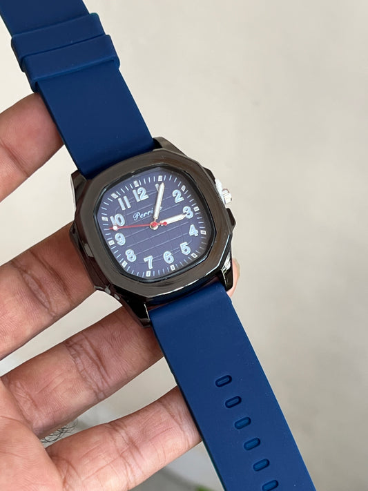 Blue Dail Analog Watch For Men