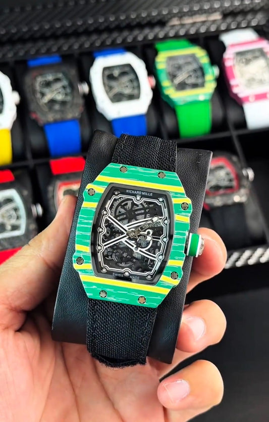 Pearl Green edition Belt And Hulk Green Dial Watch For Men