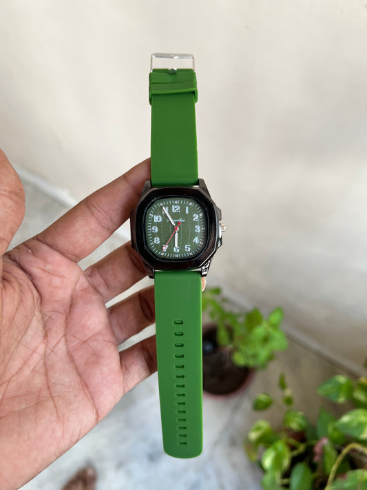 Green Dial Analog Watch For Men