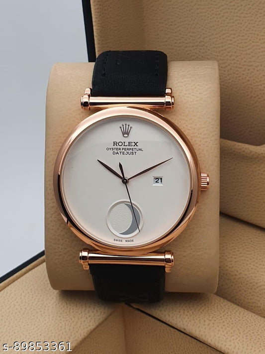 Black Gold White Luxurious Moon Watch For Men