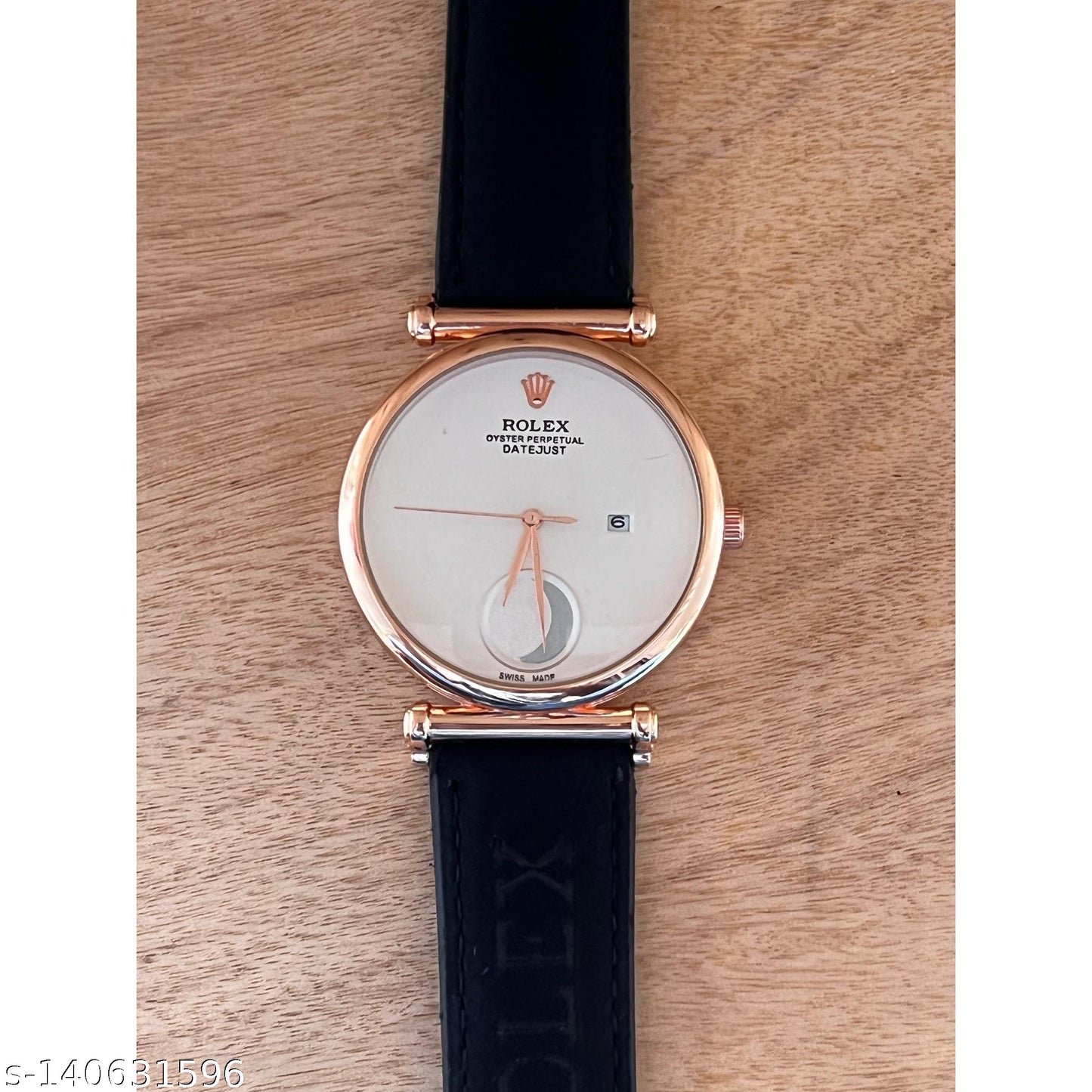 Black Gold White Luxurious Moon Watch For Men