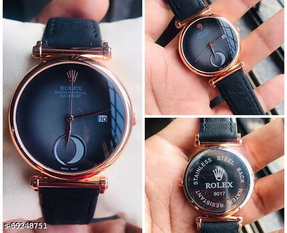 Designer Black Gold Black Luxurious Watch For Men