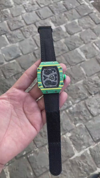 Pearl Green edition Belt And Hulk Green Dial Watch For Men