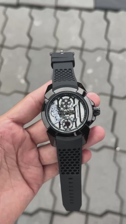 Full Black Luxurious Ronaldo Watch For Men ( sg-22 )